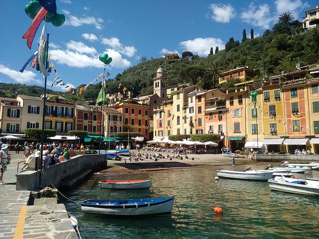 The little square of Portofino